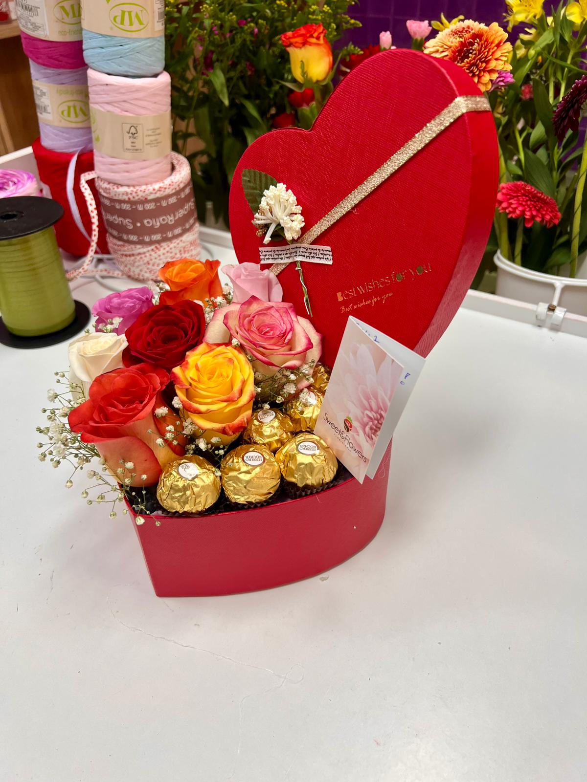 Caja Rosas del Corazón